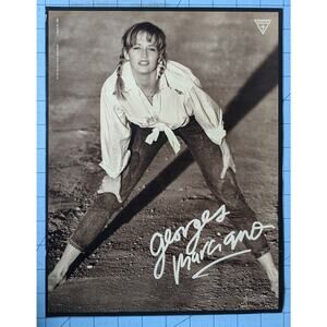 Vintage Print Ad 1986 Guess Jeans